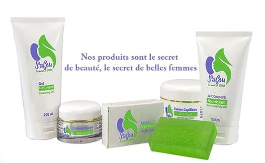 Les produits de Safou Cosmetics