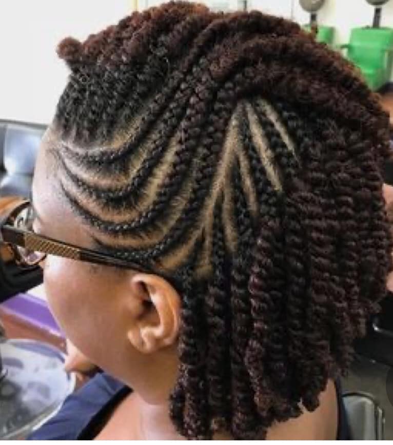 Coiffure réalisée chez Athmos’hair Ouakam 