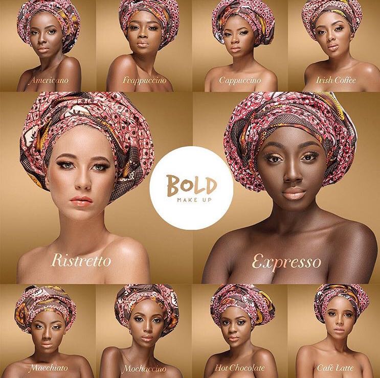 Ligne de fond de teint de Bold Makeup