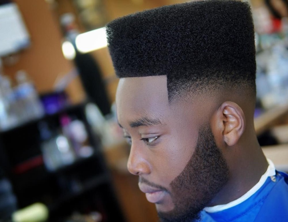 Coiffure pour homme Flat Top