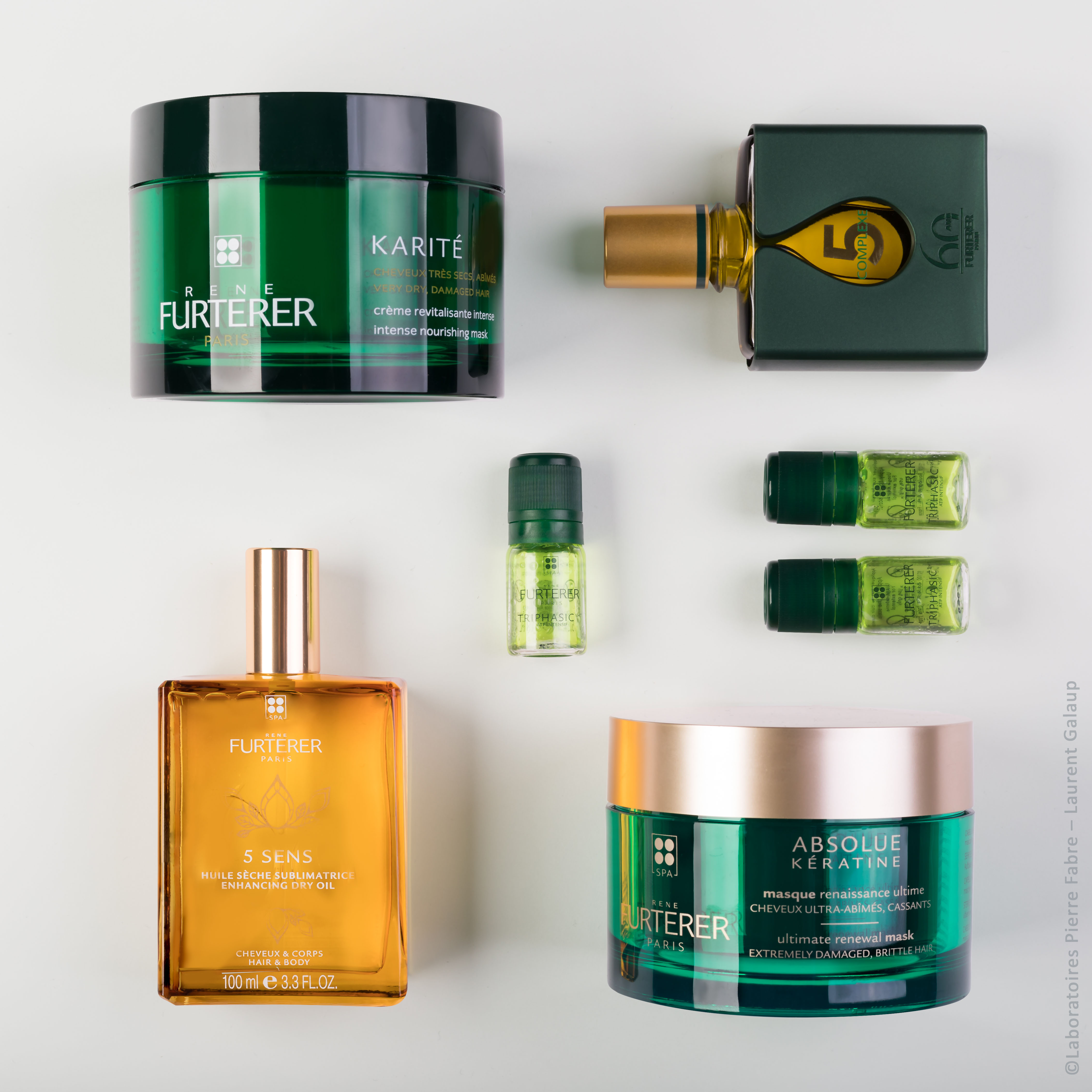La gamme capillaire des laboratoires Pierre-Fabre. Cc : Pierre-Fabre laboratoire
