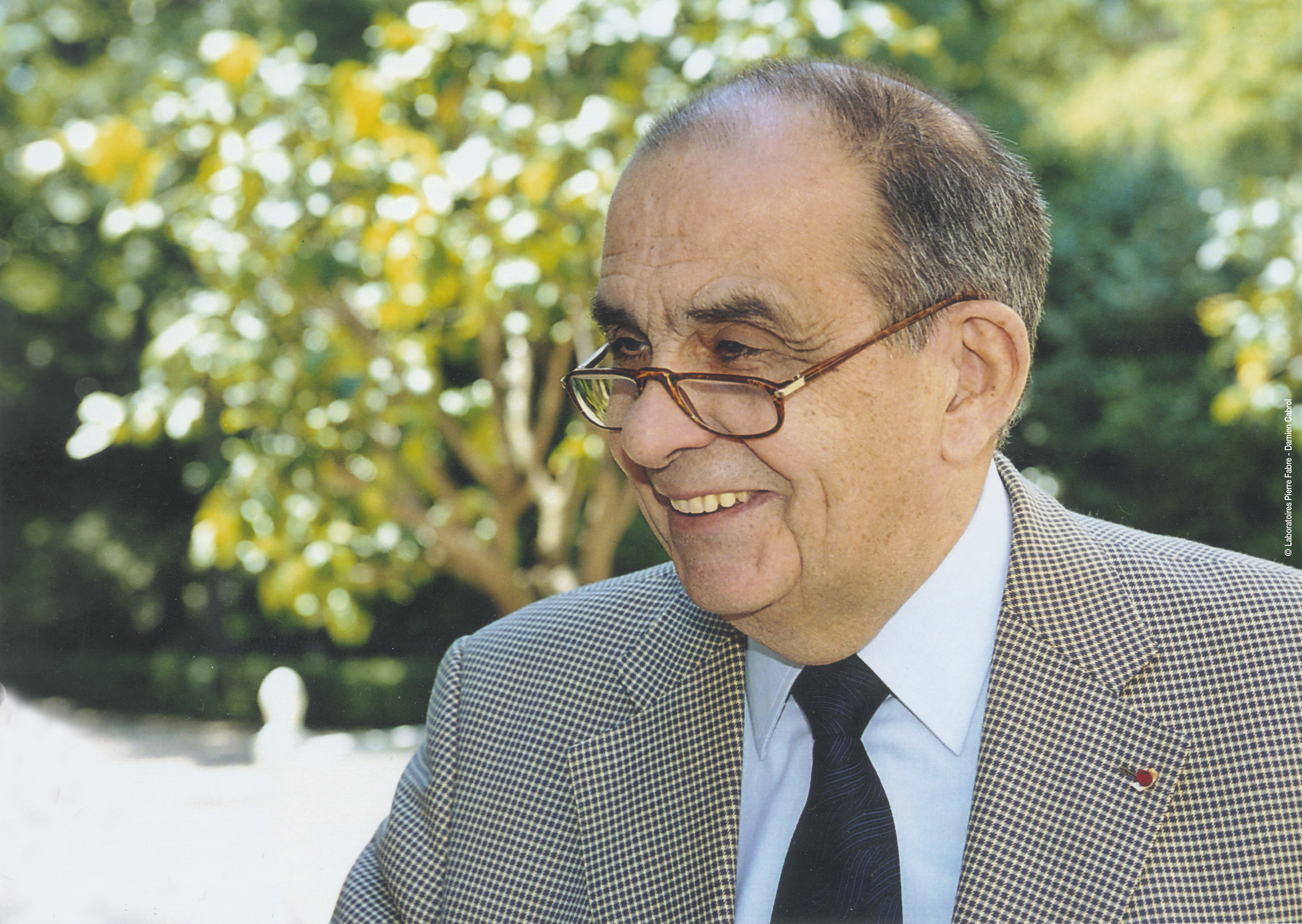 Pierre-Fabre, fondateur des laboratoires Pierre-Fabre. Cc : Pierre-Fabre dermo-cosmétique