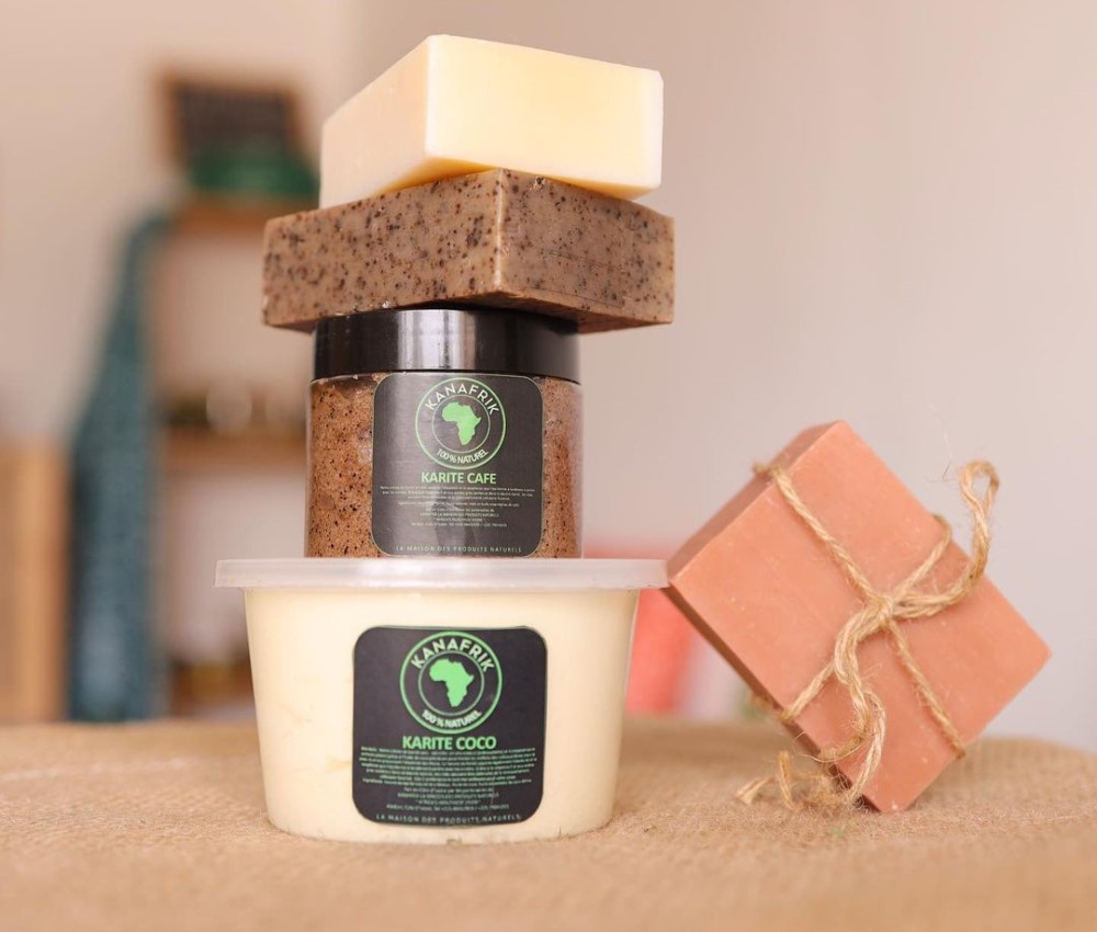 Savons de la marque Kanafrik 