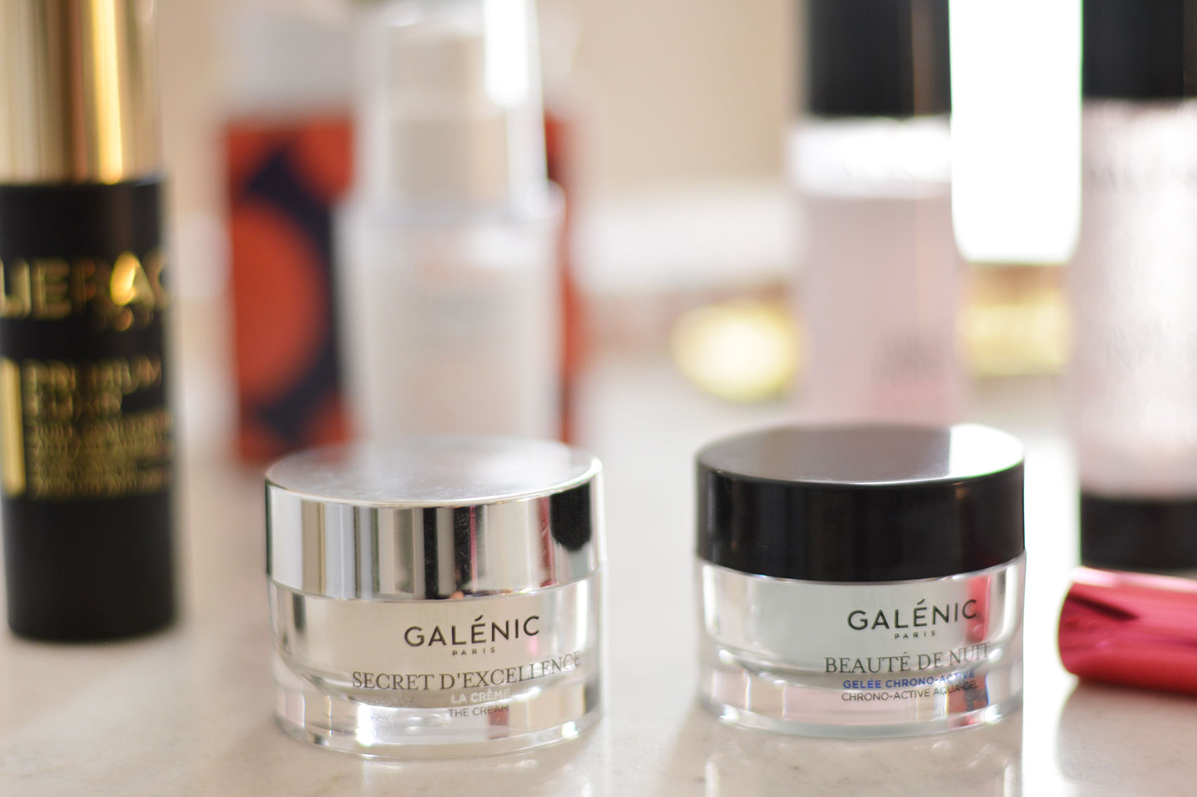 Quelques produits de la gamme Galenic