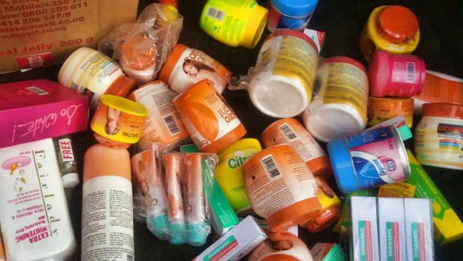 Quelques produits dépigmentants qu'on retrouve dans les marchés des grandes villes africaines - Setalmaa