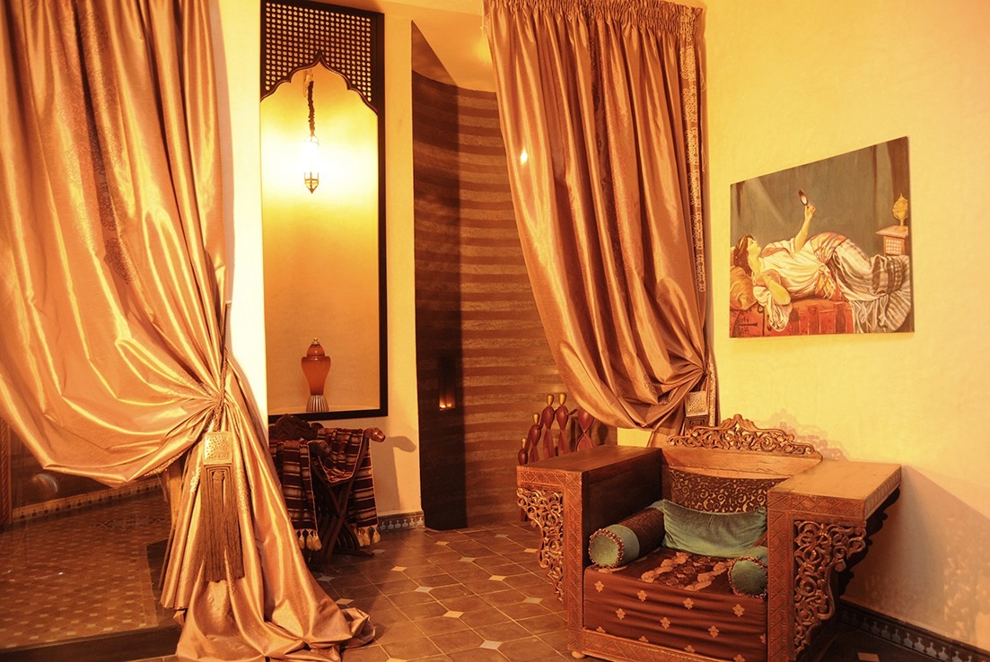 L'intérieur du spa Ryad Al Sultan à Dakar- SETALMAA