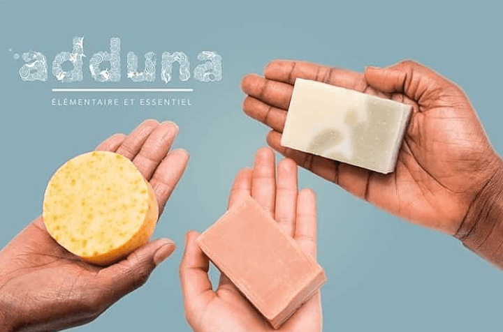 DES SAVONS NATURELS QUI ONT ÉTÉ CRÉES PAR ADDUNA, UNE MARQUE DE COSMÉTIQUE SÉNÉGALAISE