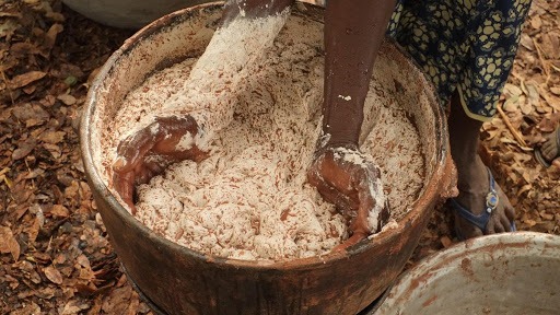 Préparation du beurre de karité Burkina Faso