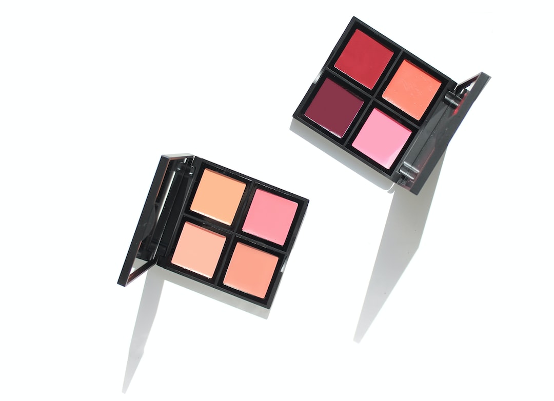 palette d'une entreprise de beauté et de cosmétique