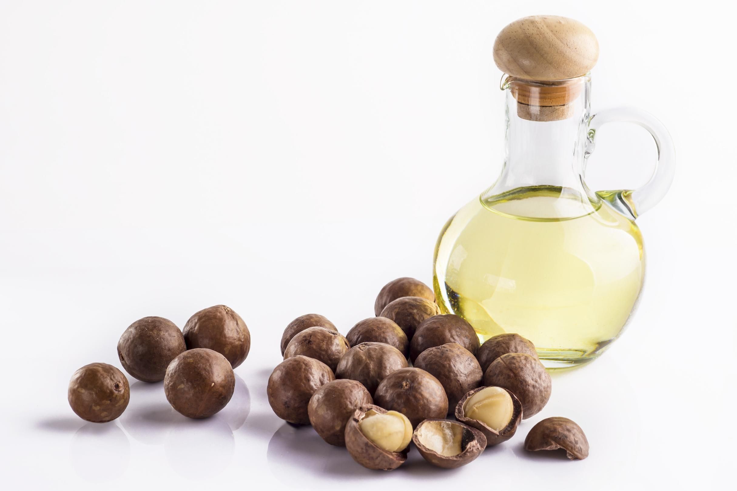 huiles végétales macadamia