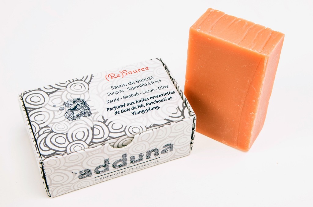 Savon Adduna Beauté (Re) source. Cc : Adduna Beauté
